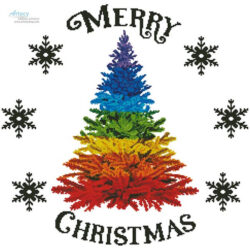 Rainbow Christmas Tree (Gerd Altmann)