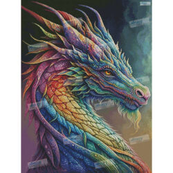 Rainbow Dragon 2 (T Clarke using Midjourney AI)