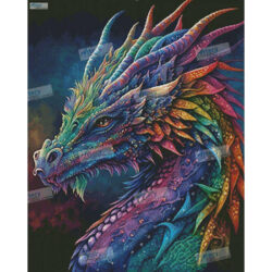 Rainbow Dragon (T Clarke using Midjourney AI)