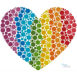 Rainbow Heart (Digital Clipart)