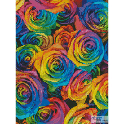 Rainbow Roses (Crop 2) (Fly Dragon Fly - Fotolia)