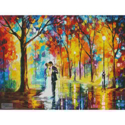 Rainy Wedding (Large) (Leonid Afremov)