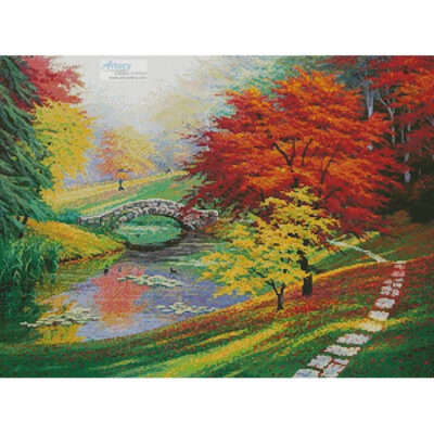 Red Trees in Autumn (Charles White)