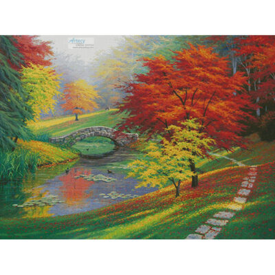 Red Trees in Autumn (Large) (Charles White)