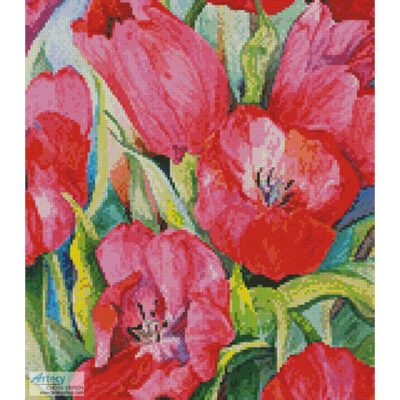 Red Tulips (Crop) (Joanne Porter/ artlicensing)