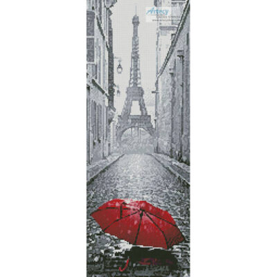Red Umbrella in Paris (Crop) (Cranach - Fotolia)