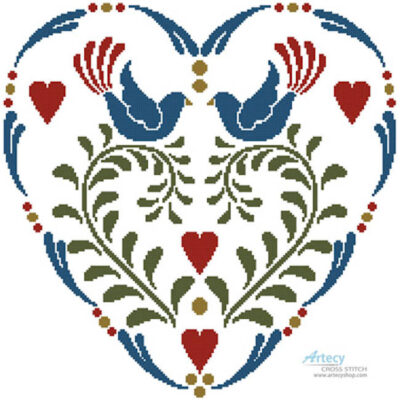 Rosemaling Heart 1 (Joni Prittie)