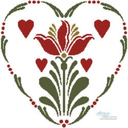 Rosemaling Heart 2 (Joni Prittie)