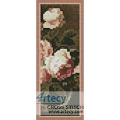 Roses in a glass vase Bookmark (Art Renewal Centre)