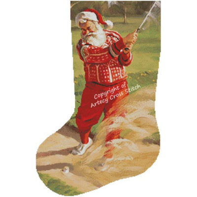 Sandy Claus Stocking (Left) (Tom Browning)