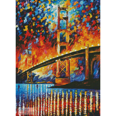 San Francisco Golden Gate (Large) (Leonid Afremov)
