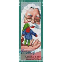Santa and Elf Bookmark (www.liquidlibrary.com)