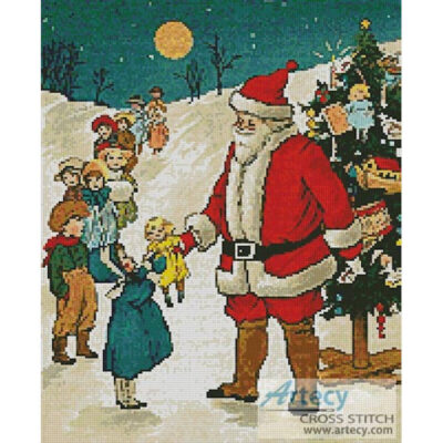 Santa Giving Presents
