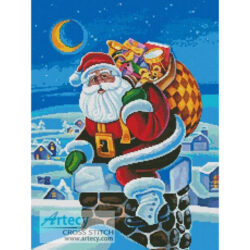 Santa in Chimney (www.liquidlibrary.com)