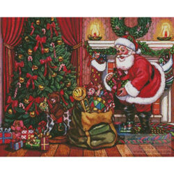 Santa on Christmas Eve (Lewis T Johnson)
