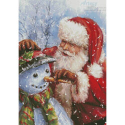 Santa with Snowman (Marcello Corti)