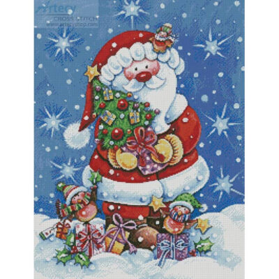 Santa with Tree (Interlitho)