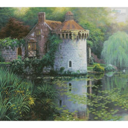 Scotney Castle Garden (Cushion) (Charles White)