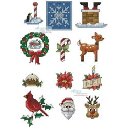 Sew Little Stitches Christmas Collection 1 (Artecy Cross Stitch)