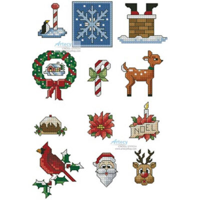 Sew Little Stitches Christmas Collection 1 (Artecy Cross Stitch)