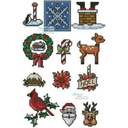 Sew Little Stitches Christmas Collection 1 (Large (Artecy Cross Stitch)