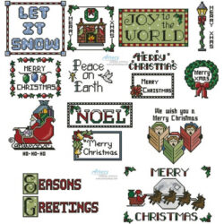 Sew Little Stitches Christmas Collection 2 (Large (Artecy Cross Stitch)