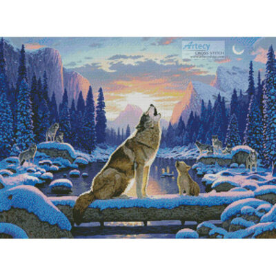 Sitting Wolf and Cub (Chris Hiett)