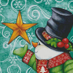 Snowman with Star (Donna Knold, licensed through Interlitho)