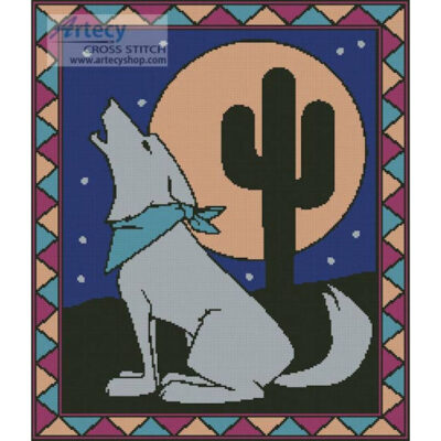 Southwest Coyote (clipart)