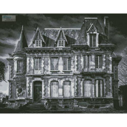 Spooky House (Black and White) (Tama66 - Pixabay)