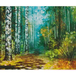 Spring Birches (Large) (Leonid Afremov)