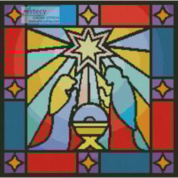 Stained Glass Nativity (Joni Prittie)