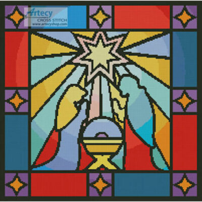 Stained Glass Nativity (Joni Prittie)