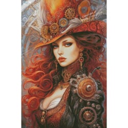 Steampunk Beauty (Large) (T Clarke using Midjourney AI)