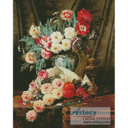 Still life of Roses & other Flowers (Art Renewal Centre)