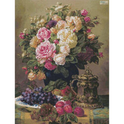 Still Life with a Vase of Flowers (Jean-Baptiste Robie)