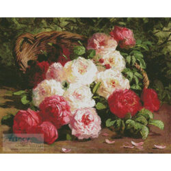 Still Life with Roses in a Basket (Abbott Fuller Graves)
