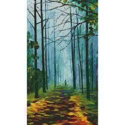 Summer Foggy Forest (Large) (Leonid Afremov)