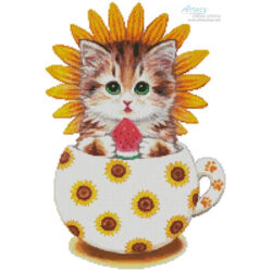 Sunflower Kitty Cup (Kayomi Harai)