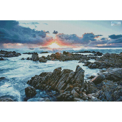 Sunset over Rocks at Gansbaai (Charl Folscher)
