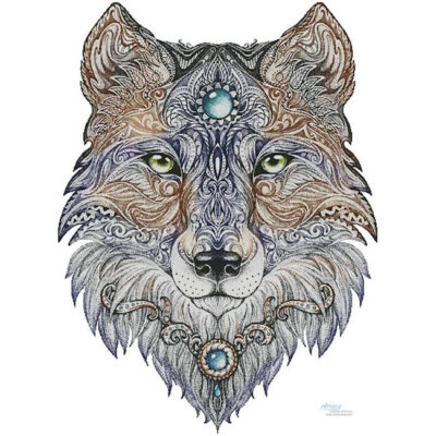 Tattoo Wolf (Large) (Vensk)