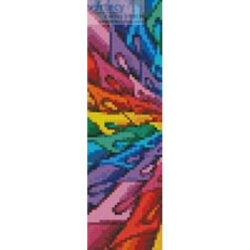 Teardrop Spiral Fractal Bookmark (Linda Bucklin - Dreamtime)