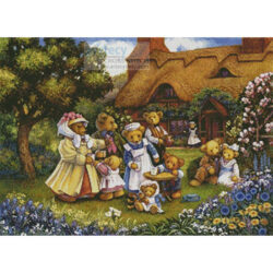 Teddies in the Garden (Carol Lawson)