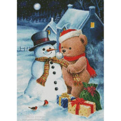 Teddy and Snowman (Isabella Angelini)