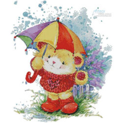 Teddy in the Rain (Lena Faenkova)
