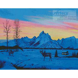 Teton Sunset in Winter (Mike Bennett)