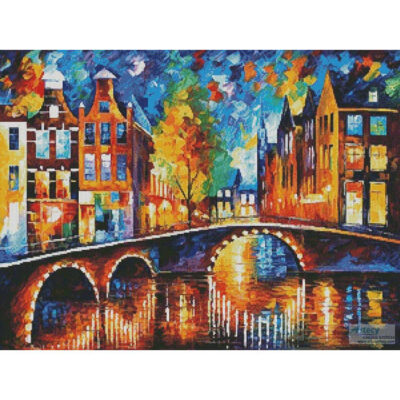 The Bridges of Amsterdam (Leonid Afremov)