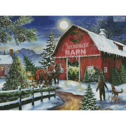 The Christmas Barn (Large) (Thomas Wood)