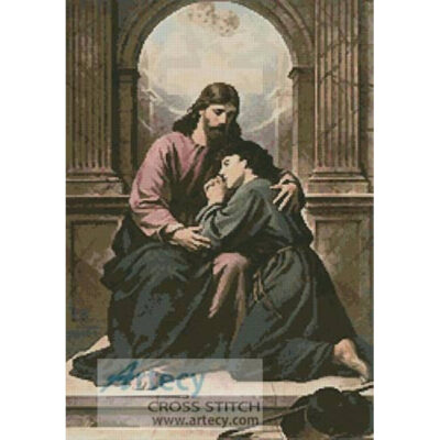 The Consoling Christ (Bernard Plockhorst)