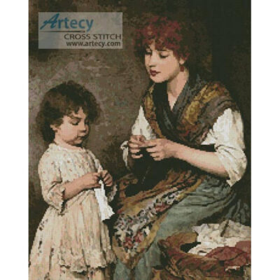 The Knitting Lesson (Art Renewal Centre)